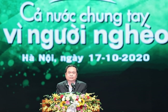 Chủ tịch Trần Thanh Mẫn phát biểu tại chương trình.