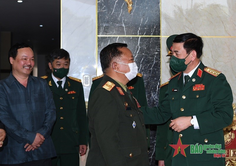 Giao lưu hữu nghị quốc phòng biên giới Việt Nam-Lào lần thứ nhất thành công tốt đẹp