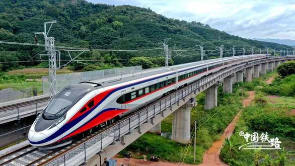Lào khai trương tuyến đường sắt tốc độ cao đầu tiên - Ảnh 2.