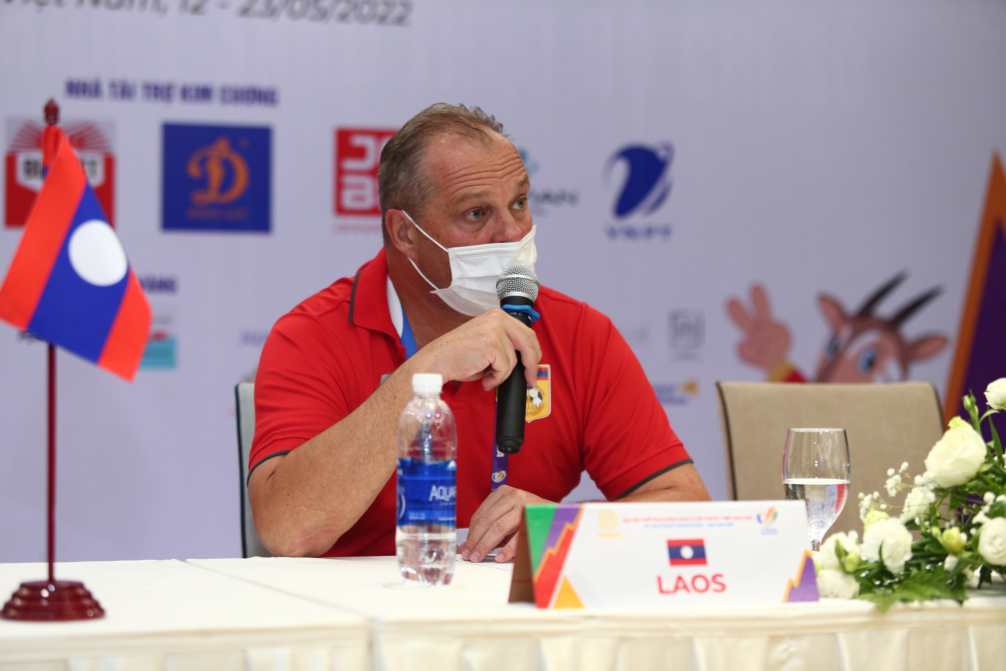 HLV U23 Lào: &quot;Chúng tôi muốn vào vòng loại thứ 2 World Cup 2026&quot; - Ảnh 1.