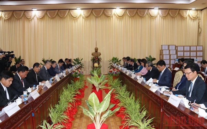 ​Tăng cường quan hệ đoàn kết đặc biệt, hợp tác toàn diện Việt Nam-Lào -0