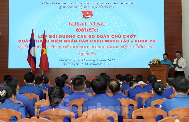 Khai mạc lớp bồi dưỡng cán bộ Đoàn chủ chốt của Lào tại Thủ đô Hà Nội ảnh 1