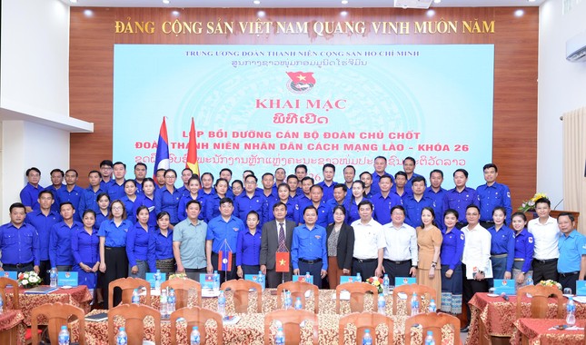 Khai mạc lớp bồi dưỡng cán bộ Đoàn chủ chốt của Lào tại Thủ đô Hà Nội ảnh 5