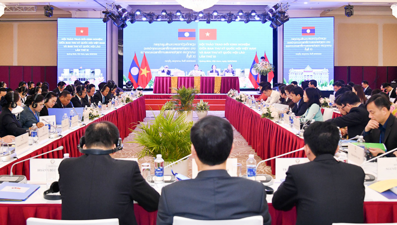 Hội thảo trao đổi kinh nghiệm công tác giữa Văn phòng Quốc hội Việt Nam và Ban Thư ký Quốc hội Lào -0