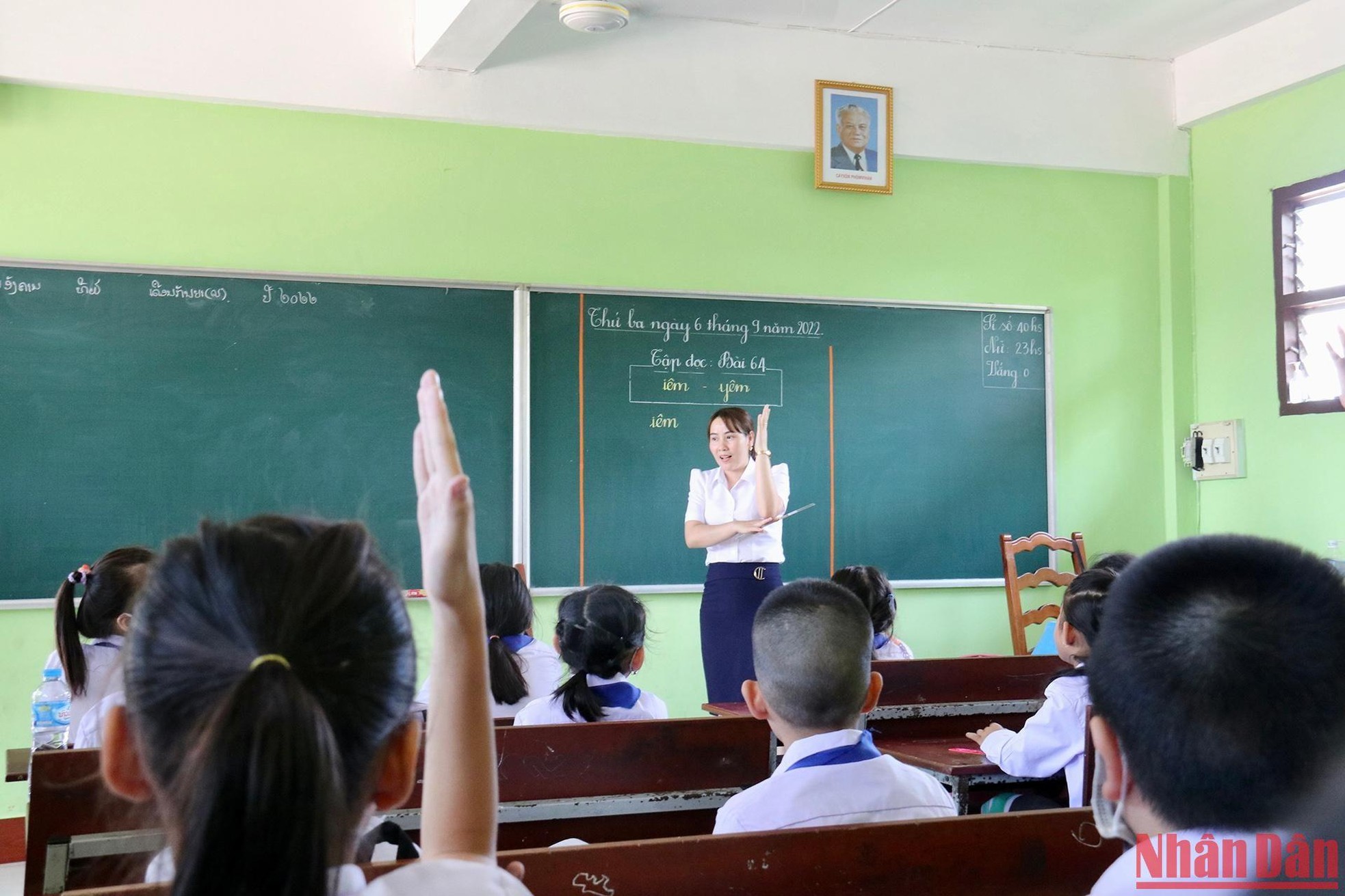 Học tiếng Việt trong ngôi trường song ngữ Nguyễn Du ở Vientiane ảnh 10