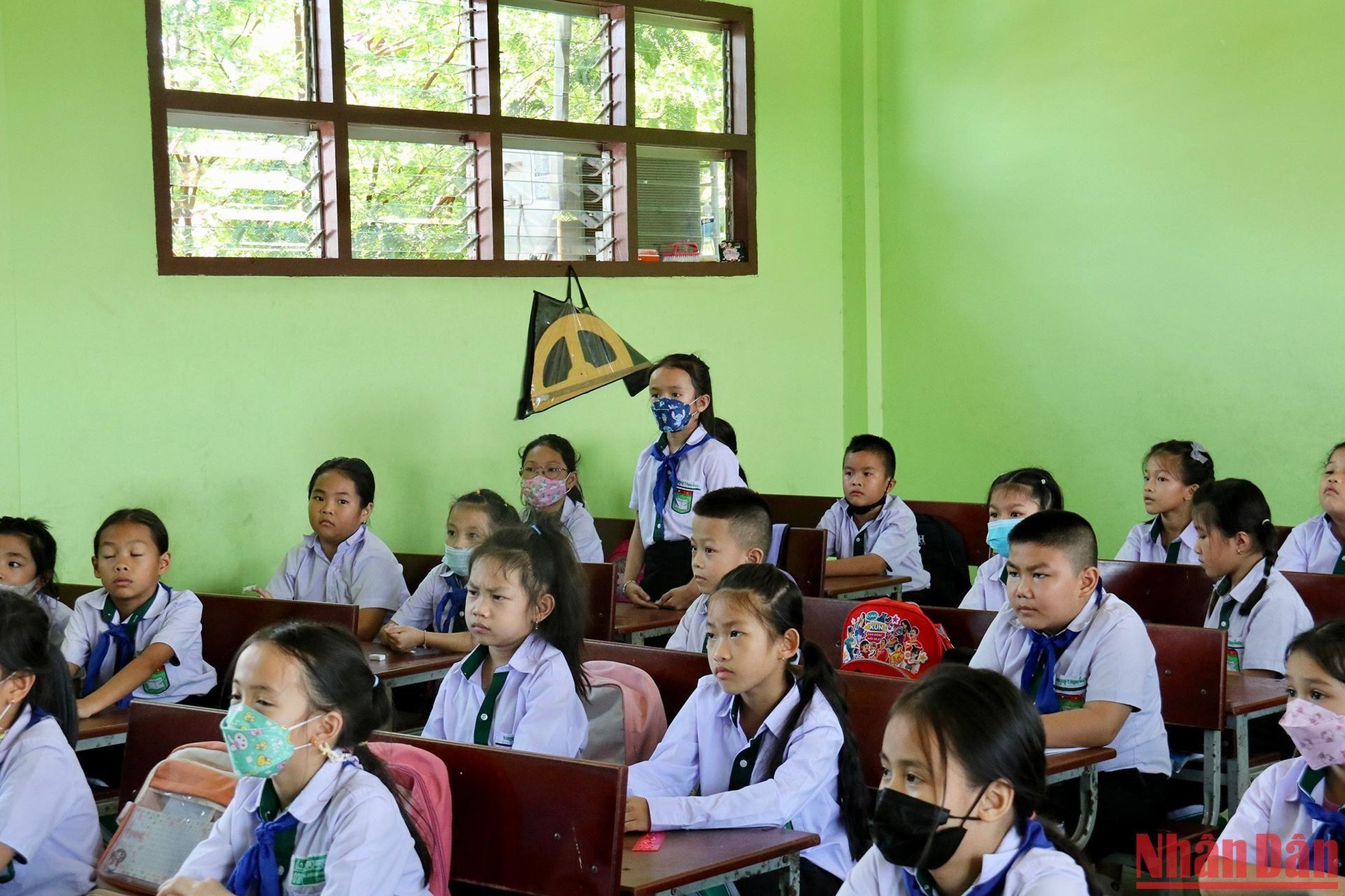 Học tiếng Việt trong ngôi trường song ngữ Nguyễn Du ở Vientiane ảnh 11