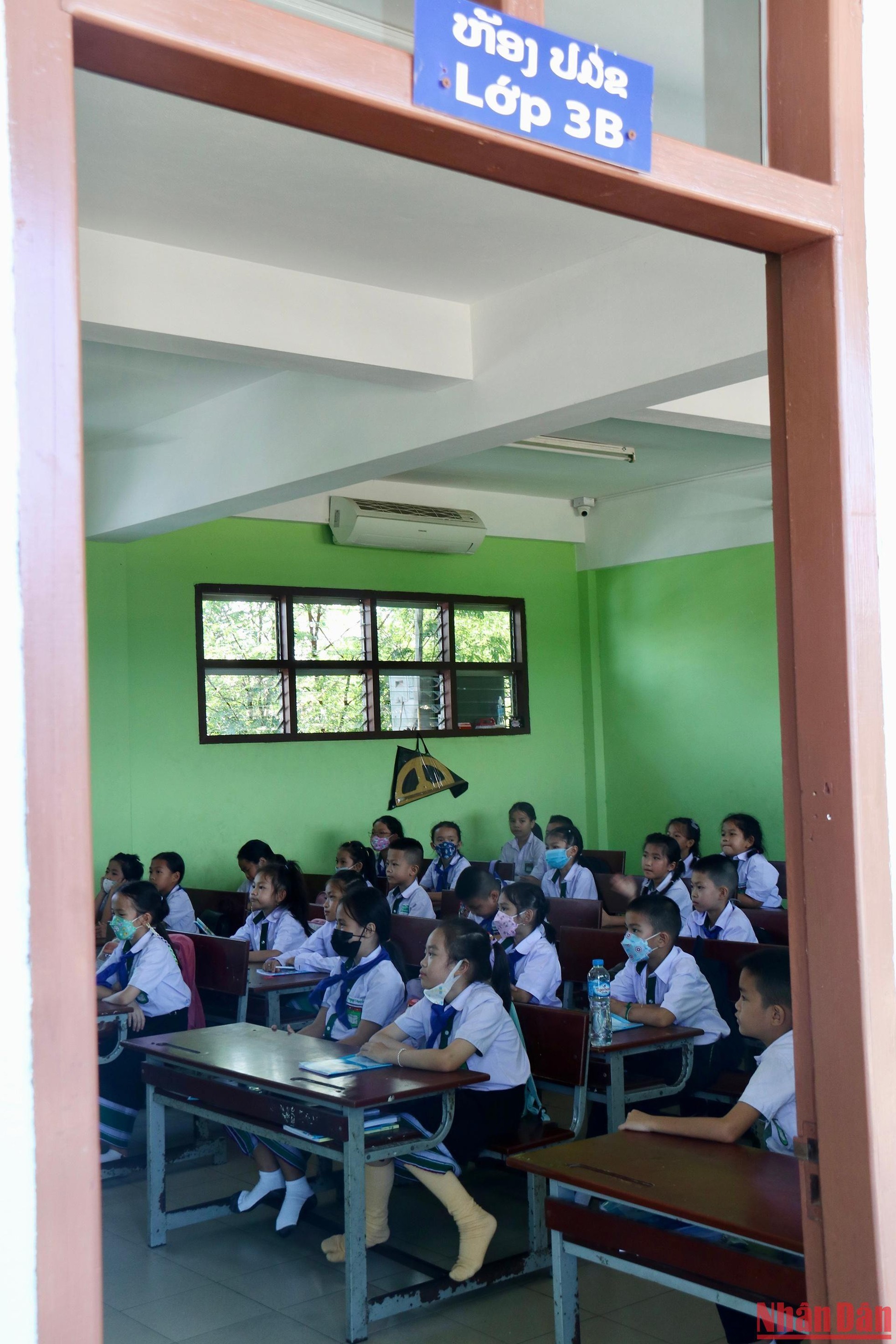 Học tiếng Việt trong ngôi trường song ngữ Nguyễn Du ở Vientiane ảnh 5