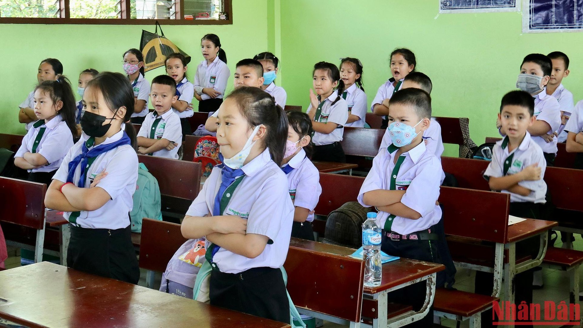 Học tiếng Việt trong ngôi trường song ngữ Nguyễn Du ở Vientiane ảnh 7