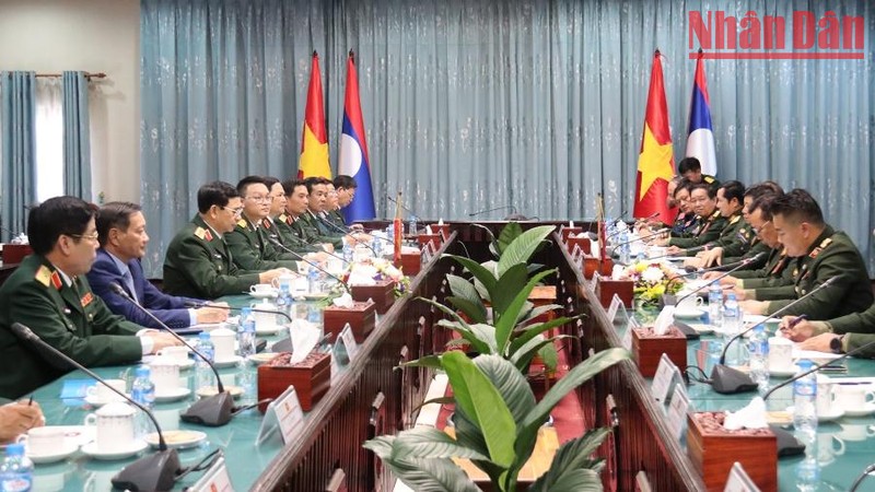 Bộ trưởng Quốc phòng Phan Văn Giang thăm chính thức Lào ảnh 4