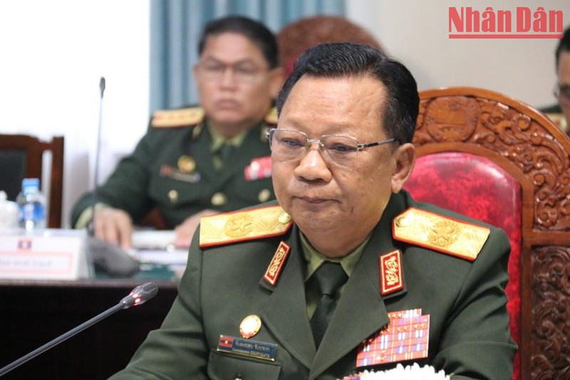Bộ trưởng Quốc phòng Phan Văn Giang thăm chính thức Lào ảnh 3