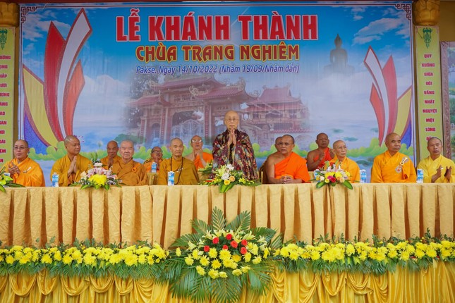 Lào: Khánh thành chùa Trang Nghiêm (tỉnh Champasak) ảnh 1