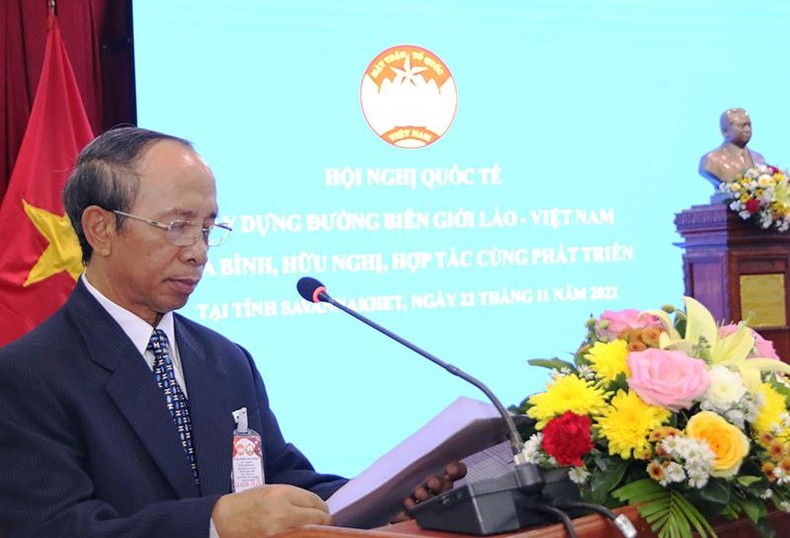 Hội nghị quốc tế về xây dựng đường biên giới Lào-Việt Nam năm 2022 ảnh 2