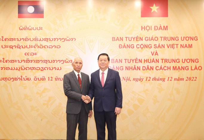 Việt Nam - Lào tăng cường trao đổi công tác tuyên giáo - Ảnh 1.