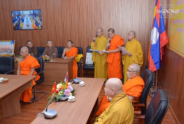Giáo hội Phật giáo Việt Nam và Liên minh Phật giáo Lào ký kết hợp tác nhiều nội dung quan trọng ảnh 17