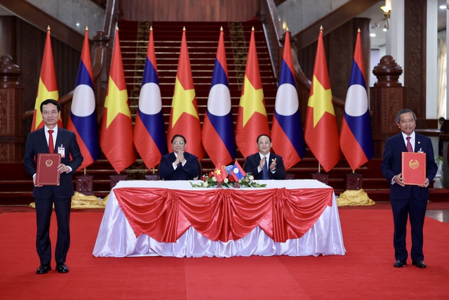 Chính thức thiết lập quan hệ Đối tác số Việt Nam-Lào - Ảnh 1.