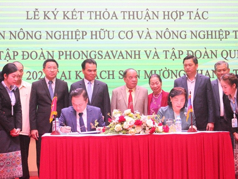 Doanh nghiệp Việt Nam hợp tác phát triển nông nghiệp hữu cơ, phân bón tại Lào ảnh 1