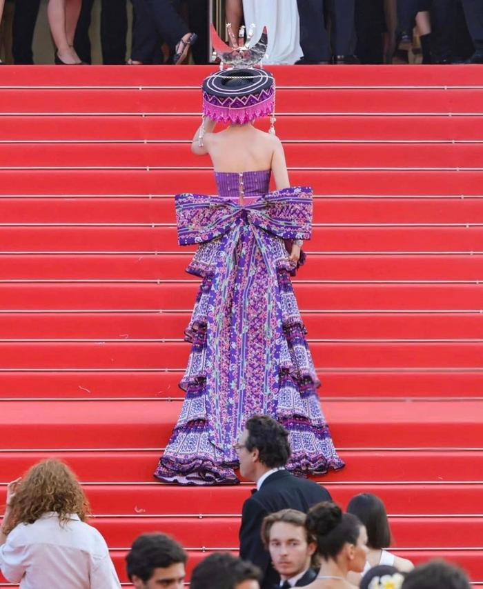 Xuất hiện mỹ nhân diện trang phục dân tộc lên thảm đỏ Cannes, hoá là là người vượt cả Ngọc Châu năm ấy! Ảnh 5