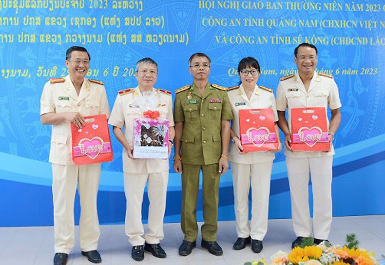 Tăng cường hợp tác giữa Công an 2 tỉnh Quảng Nam và Sê Kông (Lào) ảnh 1