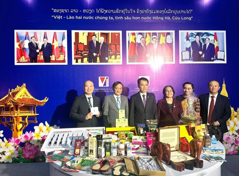 250 gian hàng giới thiệu sản phẩm tại Hội chợ Thương mại Việt - Lào 2023