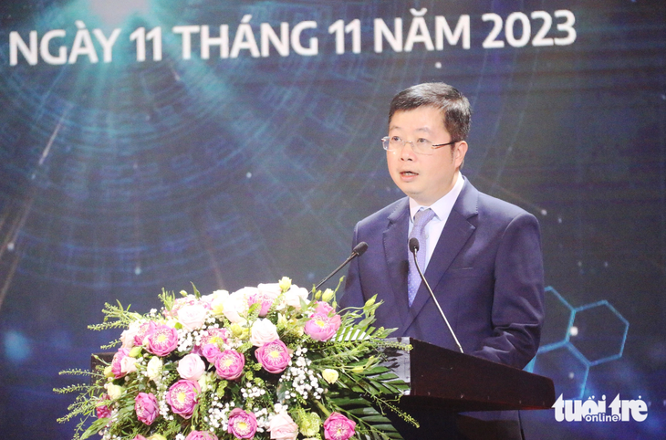 Ông Nguyễn Thanh Lâm phát biểu tại chương trình - Ảnh: NHẬT LINH