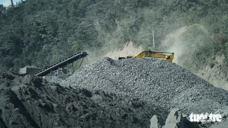Mỏ than Kaleum (tỉnh Sê Kông, Lào) có trữ lượng ước khoảng 1 tỉ tấn - Ảnh: LÊ TRƯỜNG